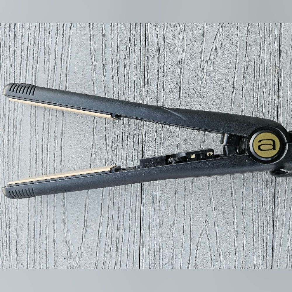ANDIS 67095 1" ceramic clamp professional hair straightening flat iron pre owned - Picture 11 of 16